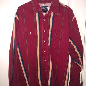 Wrangler Western shirt, mens XXL